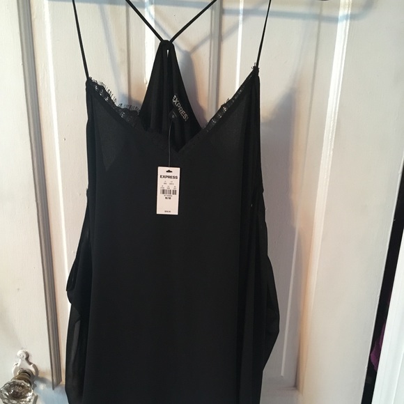 Express Tops - Black  Express Cold shoulder blouse BNWT